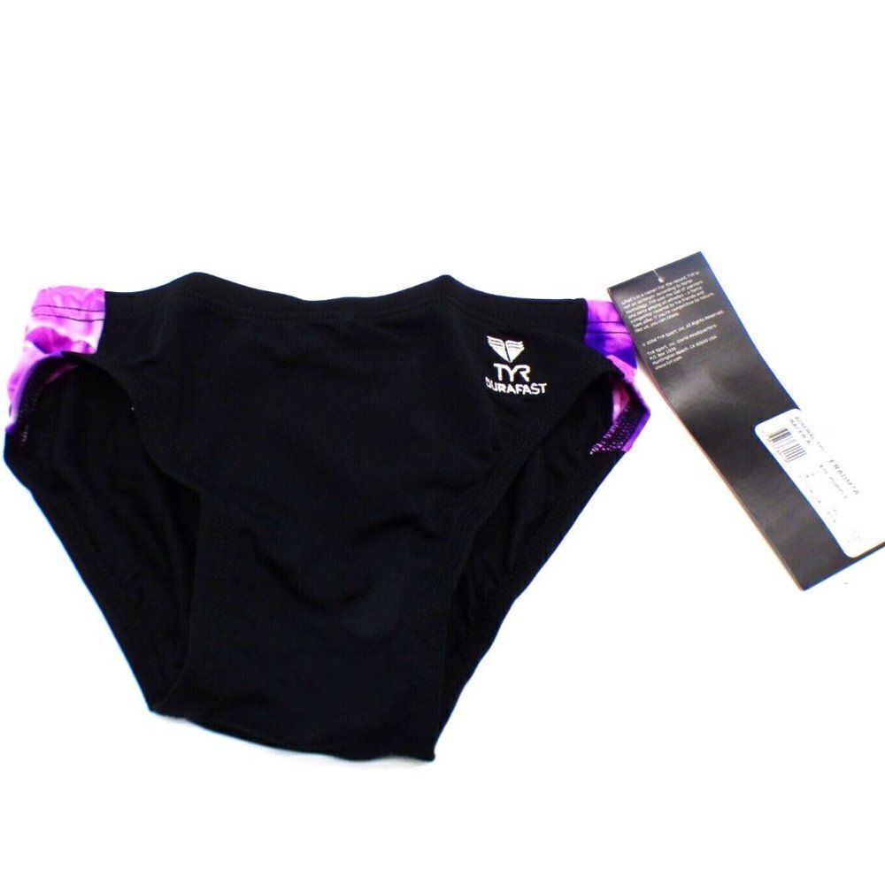 TYR Sport Durafast AdmiralSplice Racer - Youth, Size 26, Black/Purple
